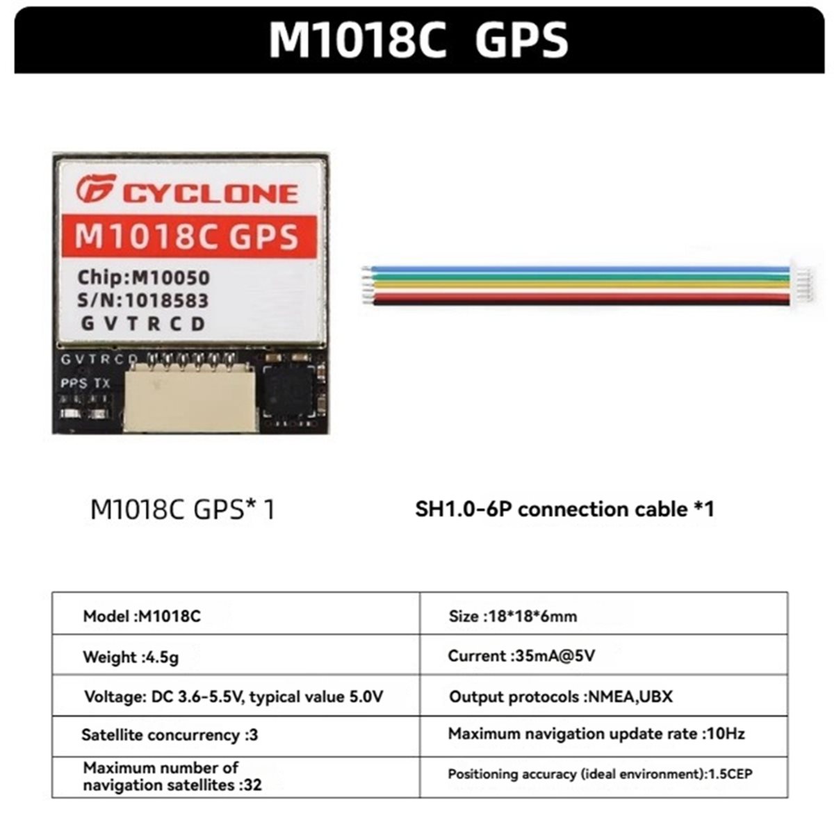 Drone Compass - Moduł GPS AAAE M1018C M10 z