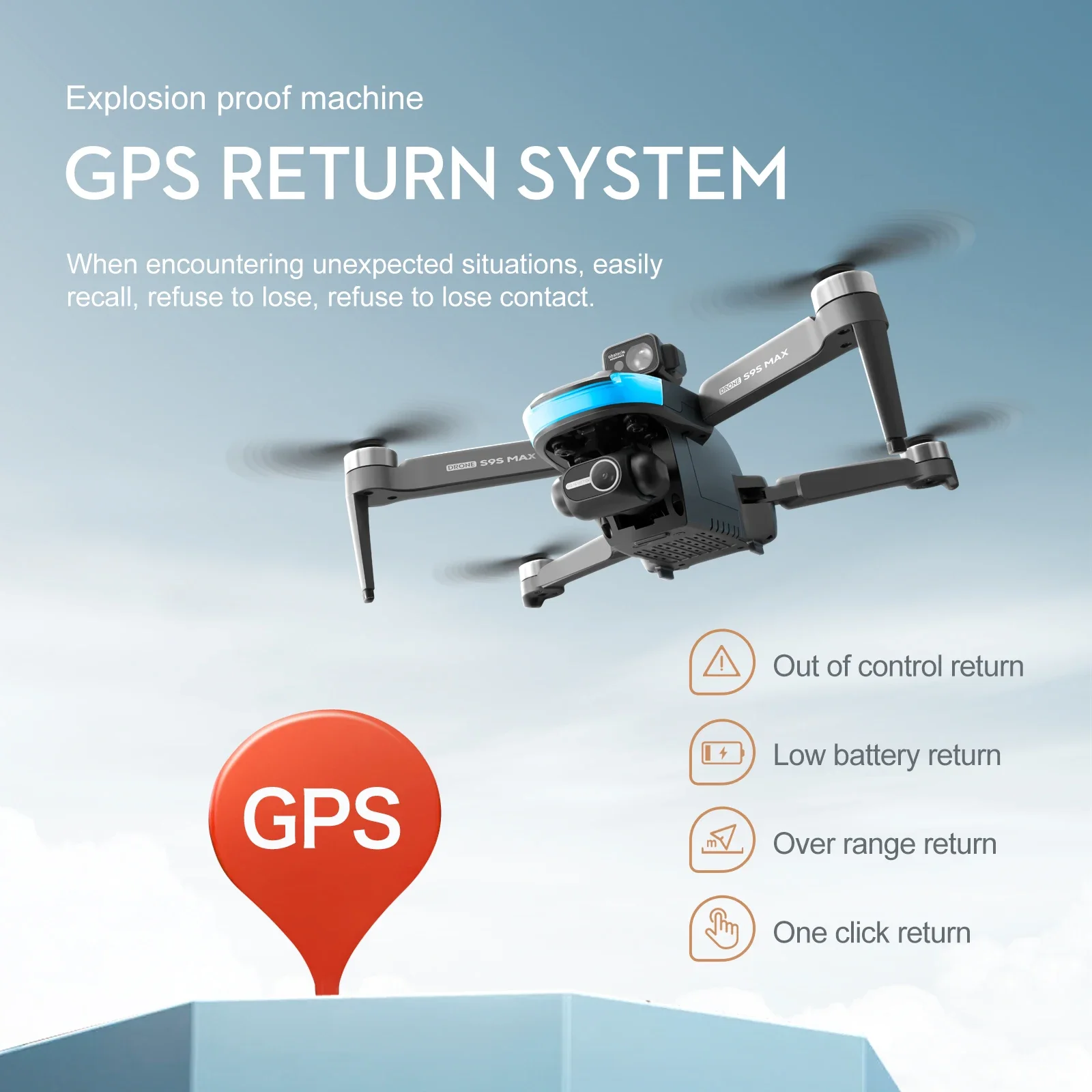 NOWOŚĆ S9S MAX MINI Drone 4K 2 – Drone Gimbal recenzja i cena