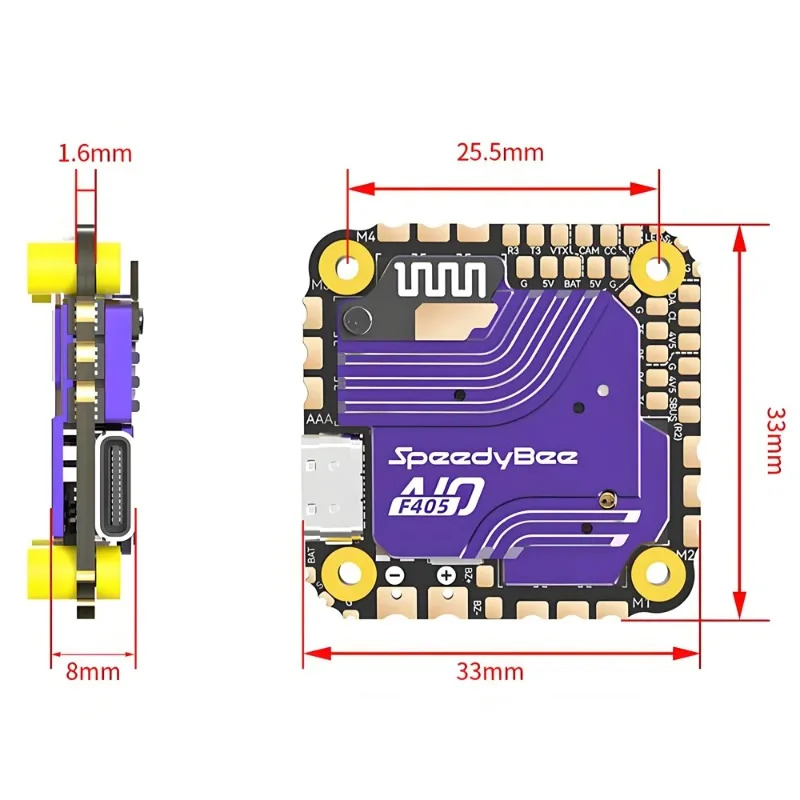 Kontroler lotu SpeedyBee F405  – Drone Esc recenzja i cena
